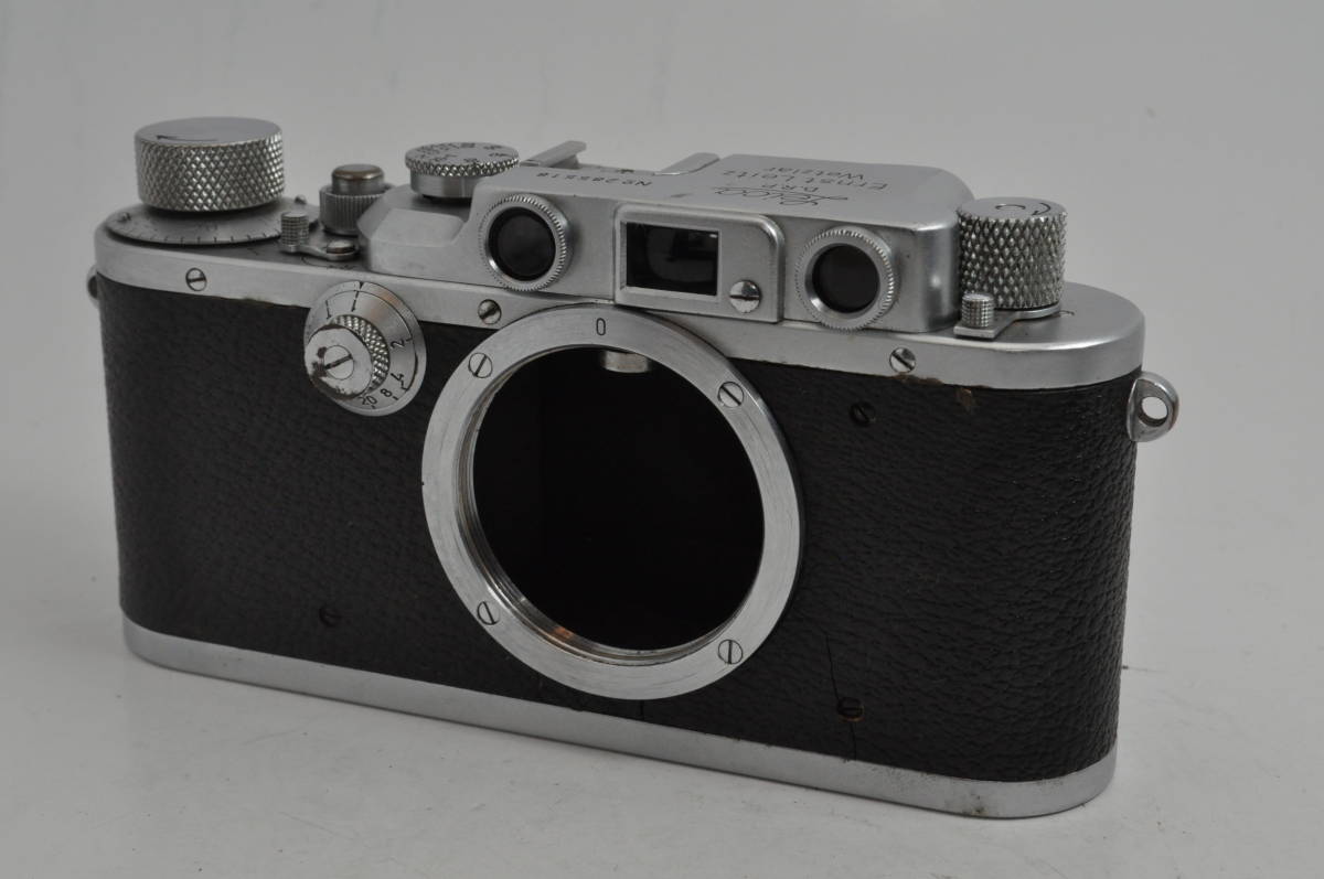  LEICA ライカ D.R.P Ernst Leitz Wetzlar バルナック型 Ⅲb 1938年製 板金製作 #18121424(ライカ)｜売買されたオークション情報、yahooの商品情報をアーカイブ公開 - オークファン ライカ
