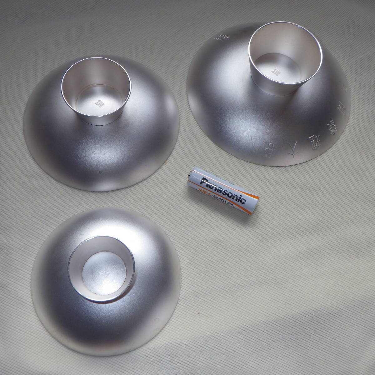 ○純銀 銀杯 総重量 約 394 g 日本国旗 1000 SILVER 造幣局製刻印