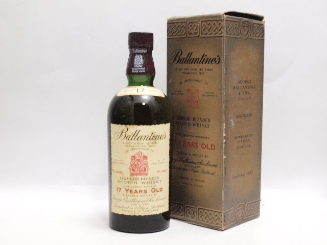 ★★Ballantine's バランタイン 17年 旧ボトル 箱付★AY50197