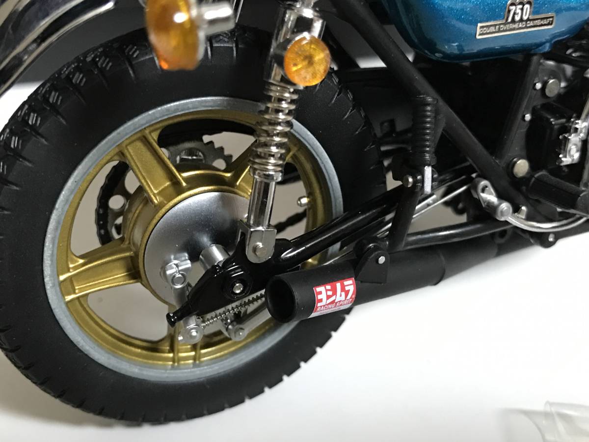 1/12 WIT＇s カワサキ 750 ZII 改 キャンディトーン スカイブルー 