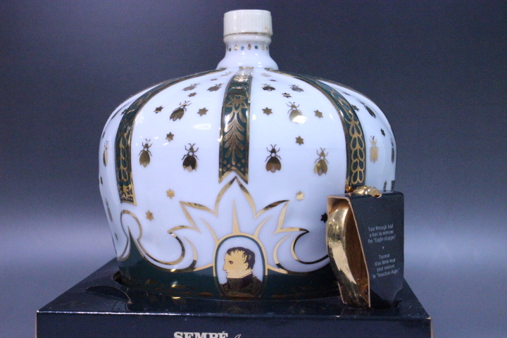 32 未開栓古酒 SEMPE NAPOLEON サンペ ナポレオン 王冠 陶器ボトル