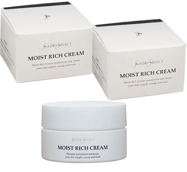 送料200円■cu429■カオリセレクト モイストリッチクリーム 50g(保湿)　3点【シンオク】