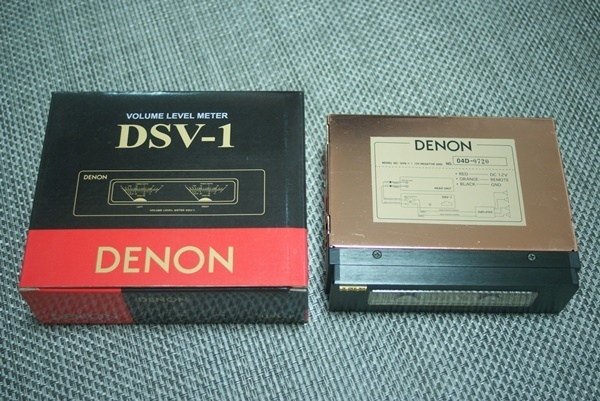DENON DSV-1(アナログレベルメーター)中古 DSV-1 【公式通販】