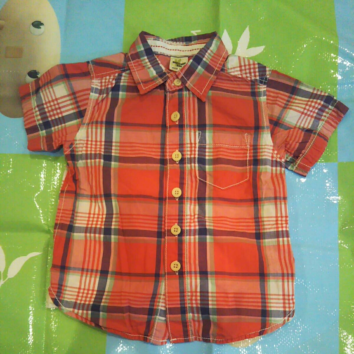 Back Number Kids バックナンバーキッズ 赤のチェック半袖シャツ 100cm 男の子 100 95 104cm 売買されたオークション情報 Yahooの商品情報をアーカイブ公開 オークファン Aucfan Com