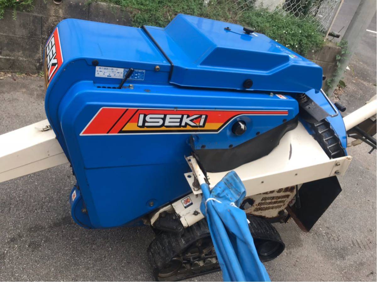 イセキ ハーベスタ 自動脱穀機 【HMG300】 3.8馬力 自走式 中古機 発送 