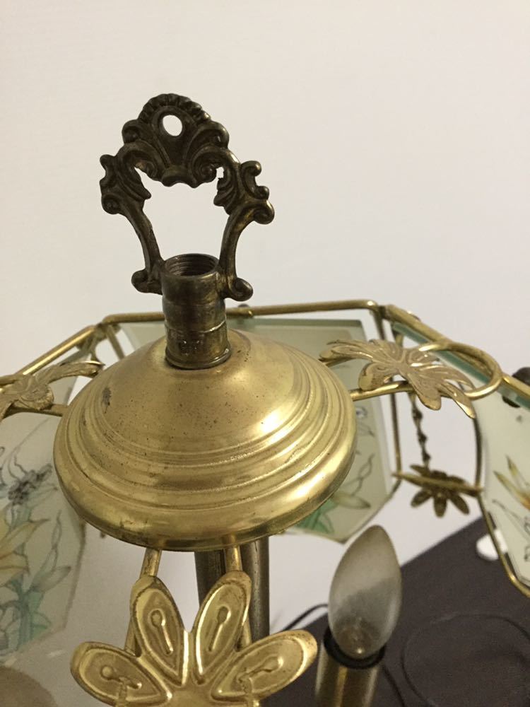 加藤工芸 古代人形 バイオリン ハープ スタンドランプ 陶器製