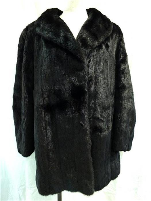 Yahoo!オークション 【中古】[CO]ミンク MINK 貂皮 ショートコート 