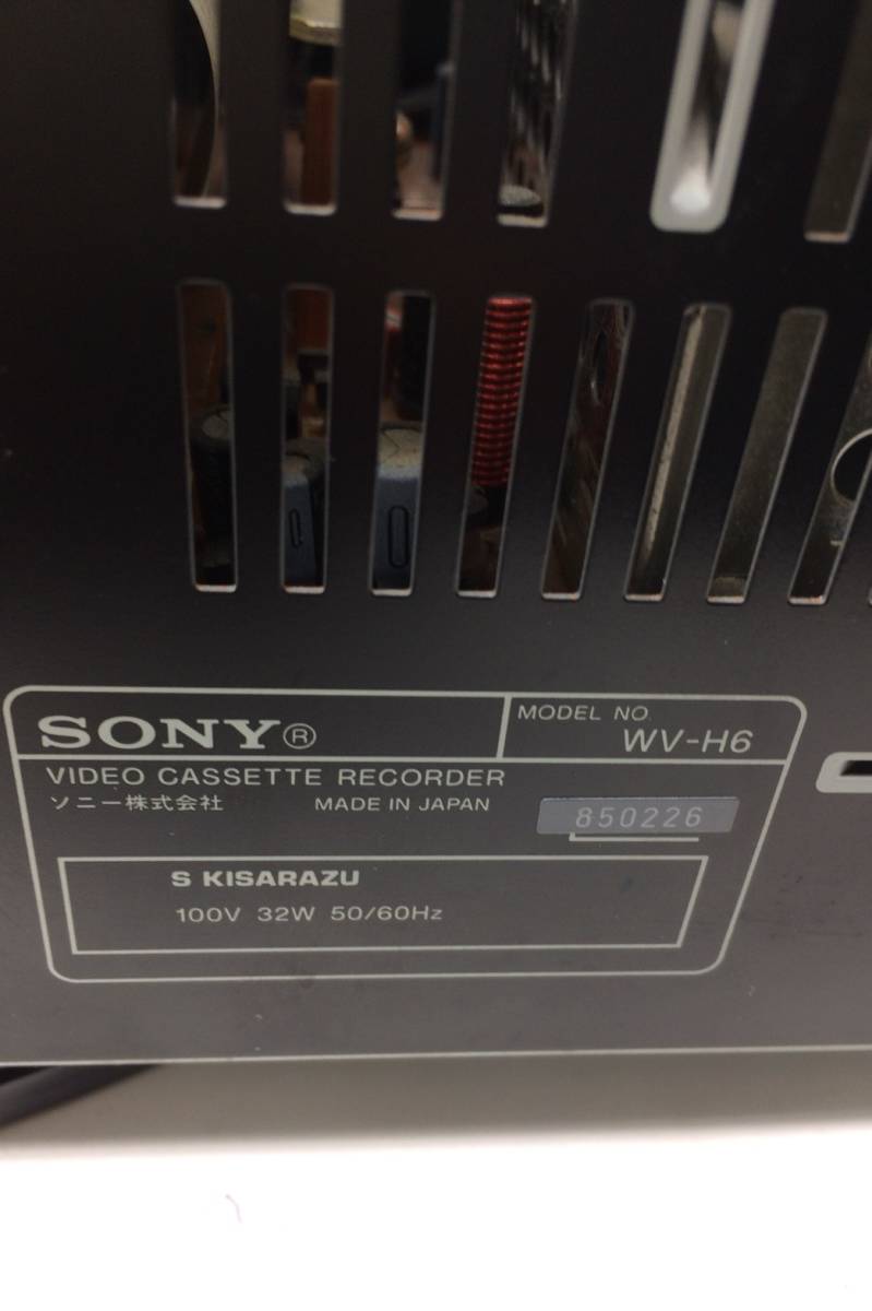 1円～◆ソニー SONY Hi8/VHS ダブルビデオデッキ レコーダー WV-H6 _4