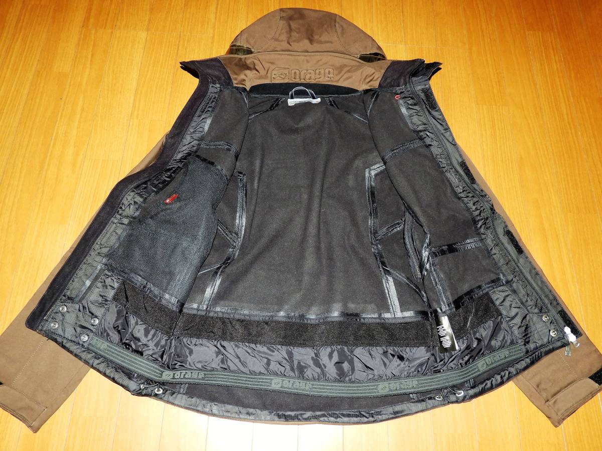 オラージュorage スキーウェアLサイズ黒gore-tex softshell Orage