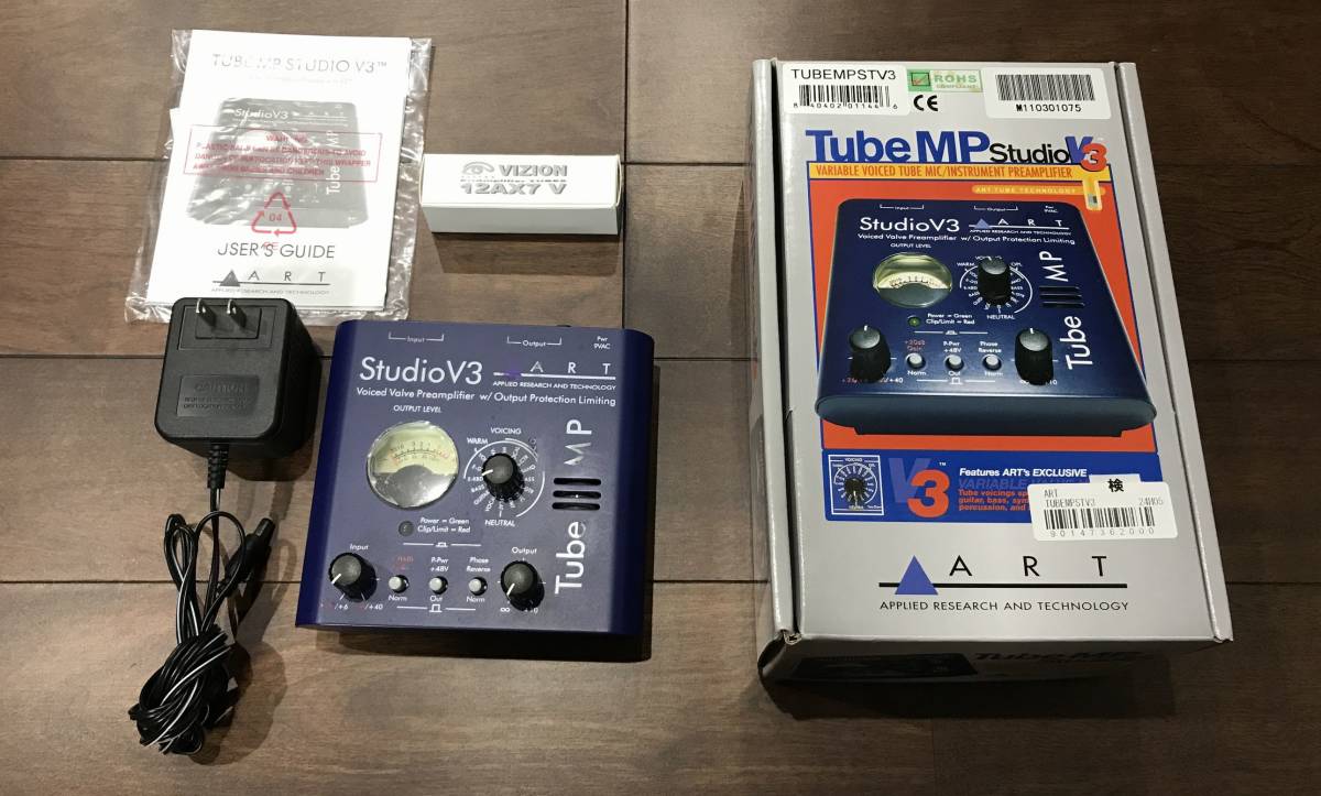 動作品 美品★ART Tube MP Studio V3 真空管マイクプリアンプ★VIZION ( ビジョン ) / 12AX7 Vセット