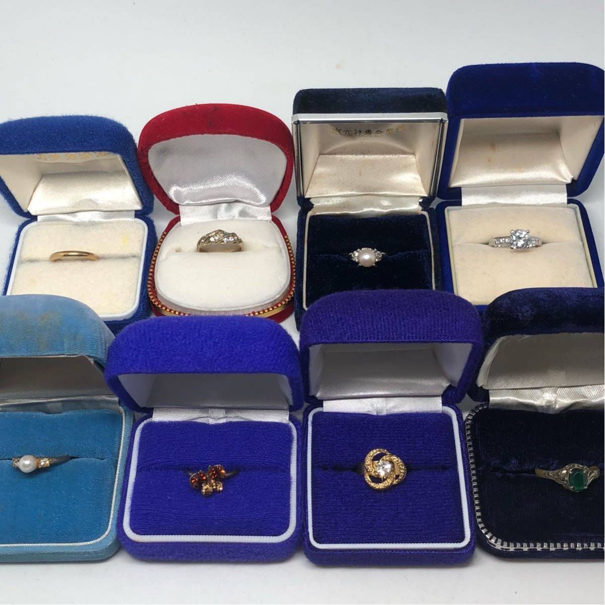10 昭和アクセサリー 大量 セット 指輪 ネックレス アクセサリー