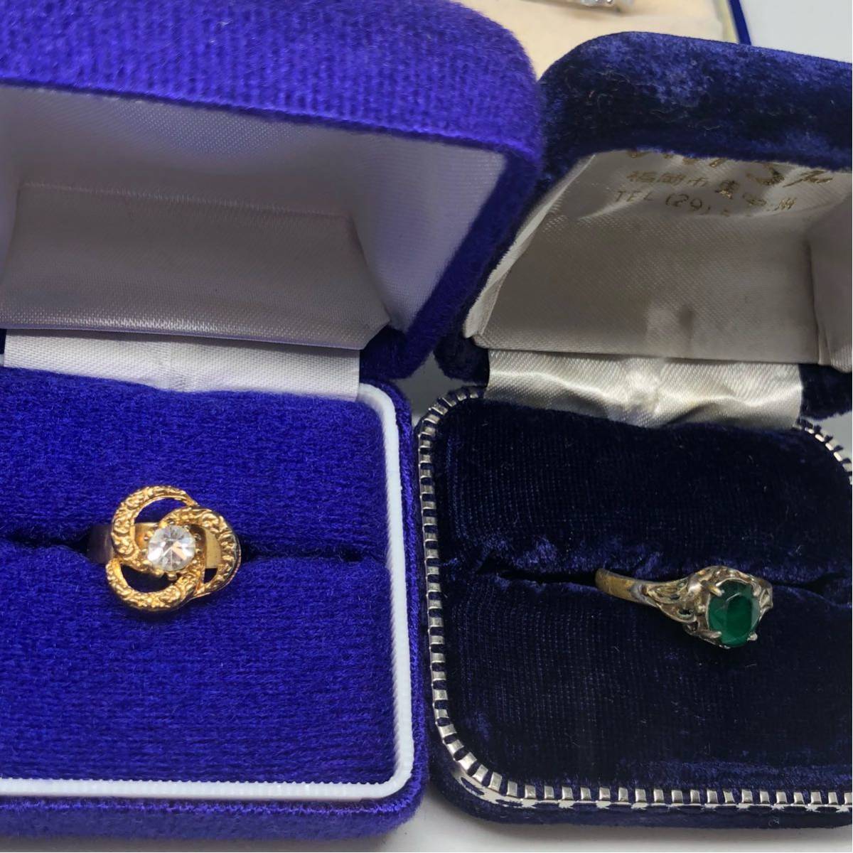 10 昭和アクセサリー 大量 セット 指輪 ネックレス アクセサリー 