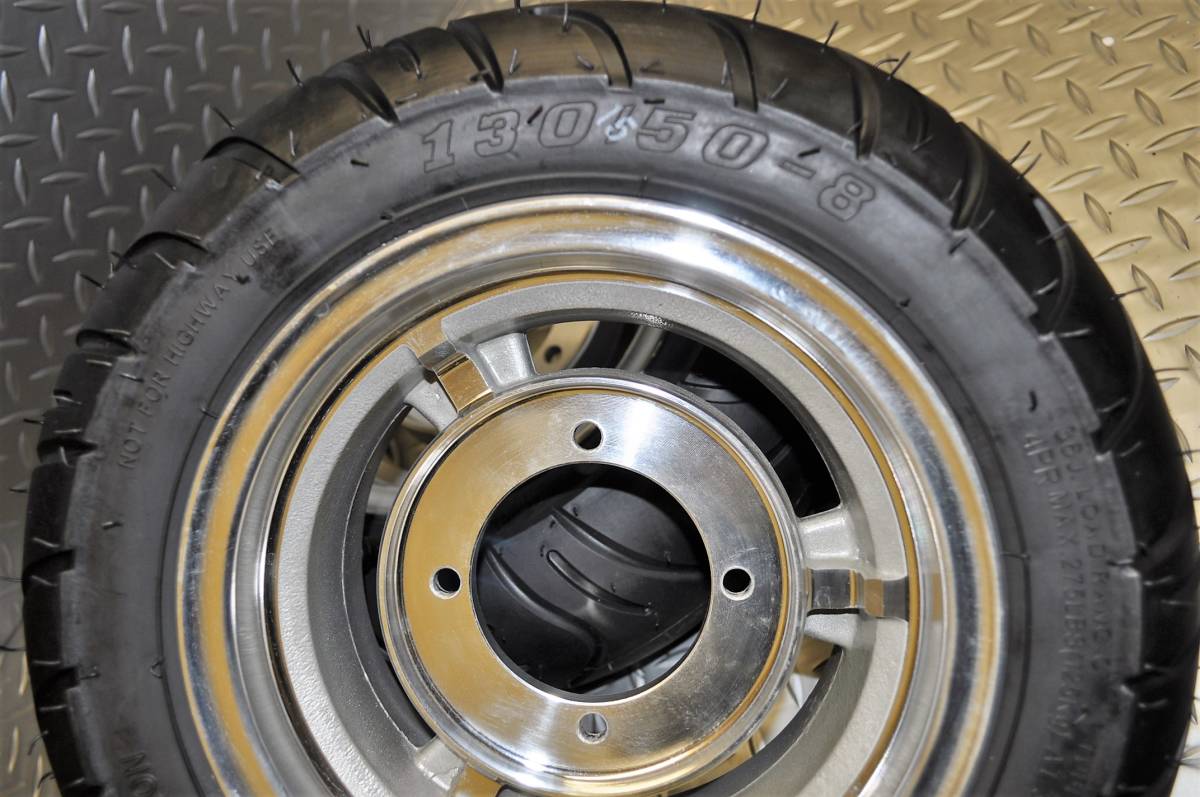 アルミホイール 8×3.5J KEPSPEED製 モンキー用 8インチホイール 