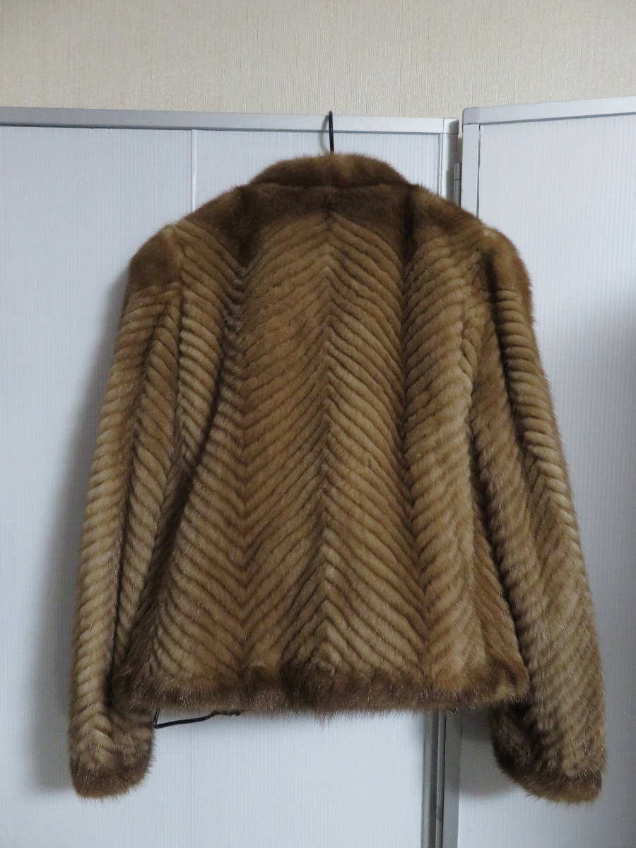 ＭＯＯＮＢＡＴ FUR FLASH ミンクケープ　１１（茶） MINK 2026年最新MOONBAT パステルミンク 本毛皮 極美品◇MOONBAT Closet