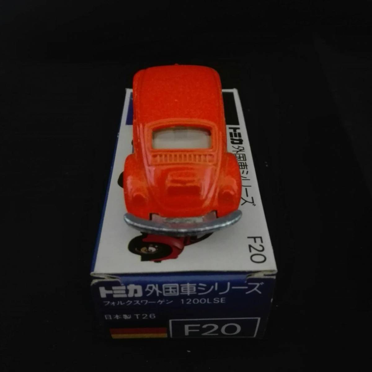 当時物 レア トミカ 青箱 F20 金 メッキ フォルクスワーゲン1200LSE