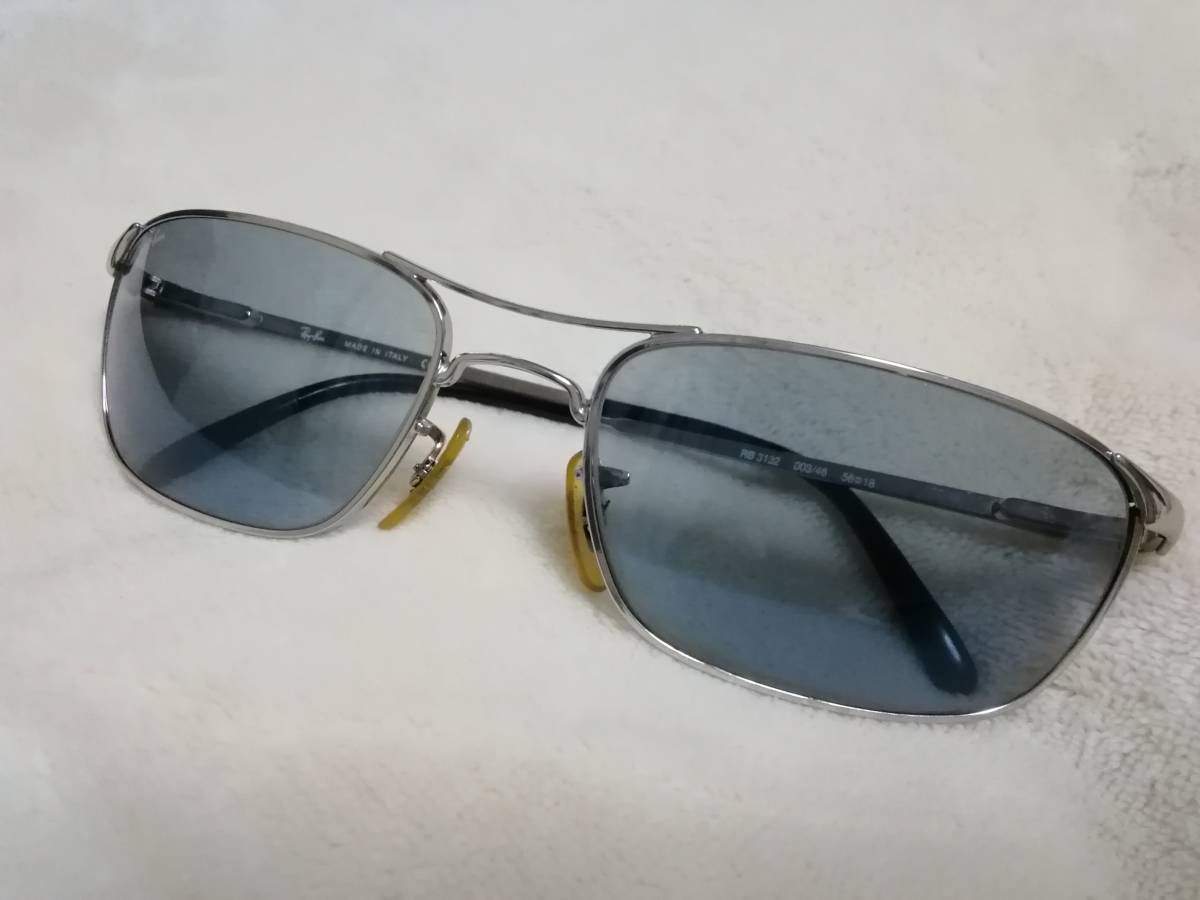 Ray-Ban レイバン ブルーガラス ケース付きサングラス RB 3132 003/46 56 18(サングラス)｜売買されたオークション ...