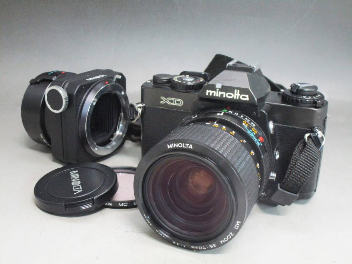 14 08-100720-19 ミノルタ MINOLTA XD カメラ レンズ MD ZOOM 35-70mm