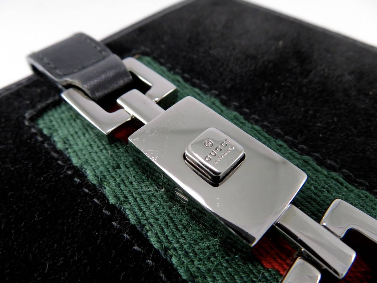 良品】GUCCI グッチ/シェリーライン/ジャッキーライン/スエード×レザー