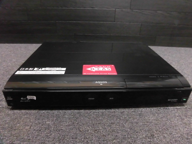 P5550M 動作保障★BD + HDD シャープ BD-HDW25 2009年製 500GB