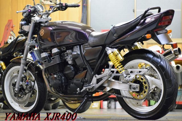 xjr400 4hm 予備検査付き Yahoo!オークション - 予備検査合格済み ヤマハXJR400黒金 動画あり