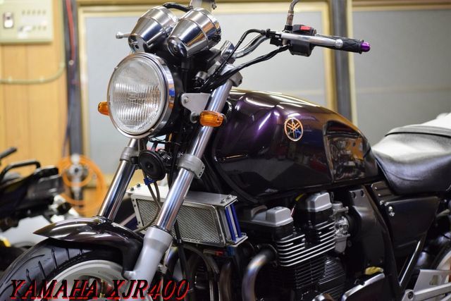 YAMAHA XJR400 4HM 予備車検渡し BEETチタンフルエキ ACTIVEオイル