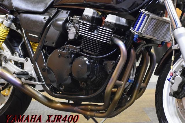 YAMAHA XJR400 4HM 予備車検渡し BEETチタンフルエキ ACTIVEオイル