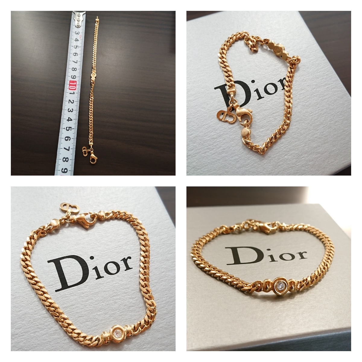 Christian Dior クリスチャン・ディオール ブレスレット ビジュー 