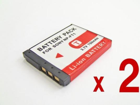 【2個セット】Sony NP-FT1 互換バッテリー DSC-L1 DSC-M1 等_1