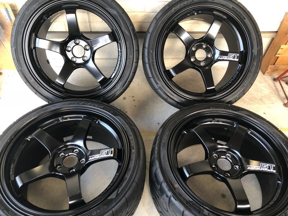 45 18インチ 9.5J PCD100 0 5穴 レイズ TE37SL 鍛造 4本セット ホイール