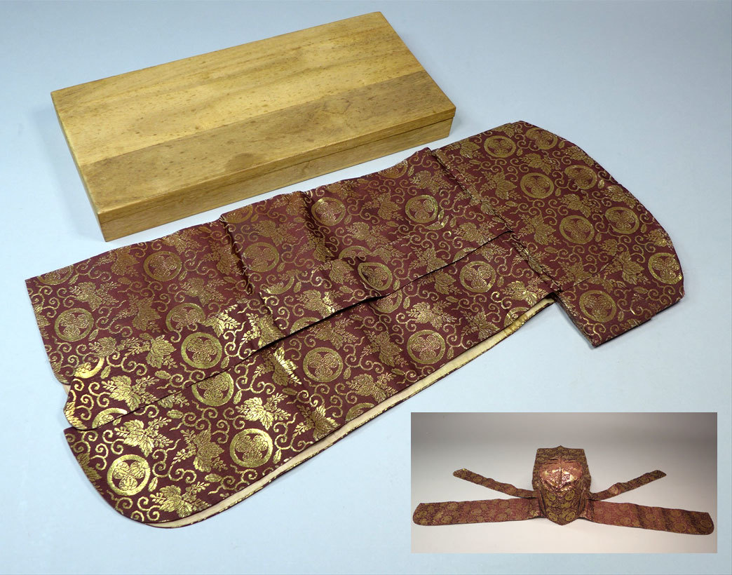  時代物 徳川三つ葉葵紋 頭巾 装束 古布 検/烏帽子武具具足高僧甲冑戦国武将(その他)｜売買されたオークション情報、yahooの商品情報をアーカイブ公開 - オークファン その他