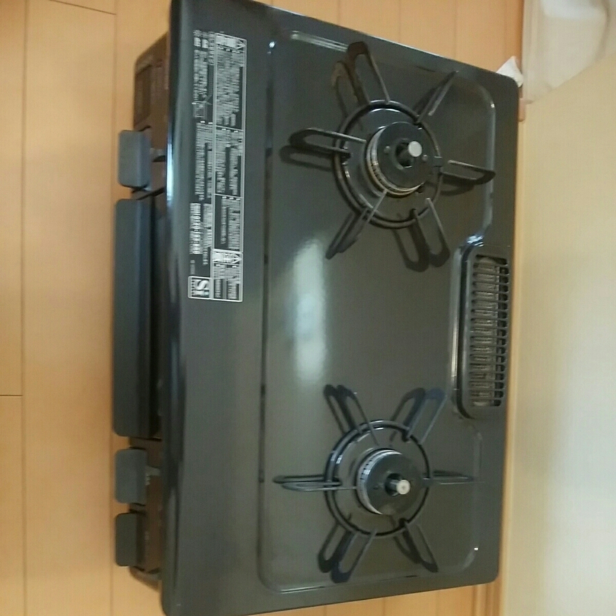 パロマPaloma家庭用ガステーブルコンロIC-N86BS-R中古良品LPガス用