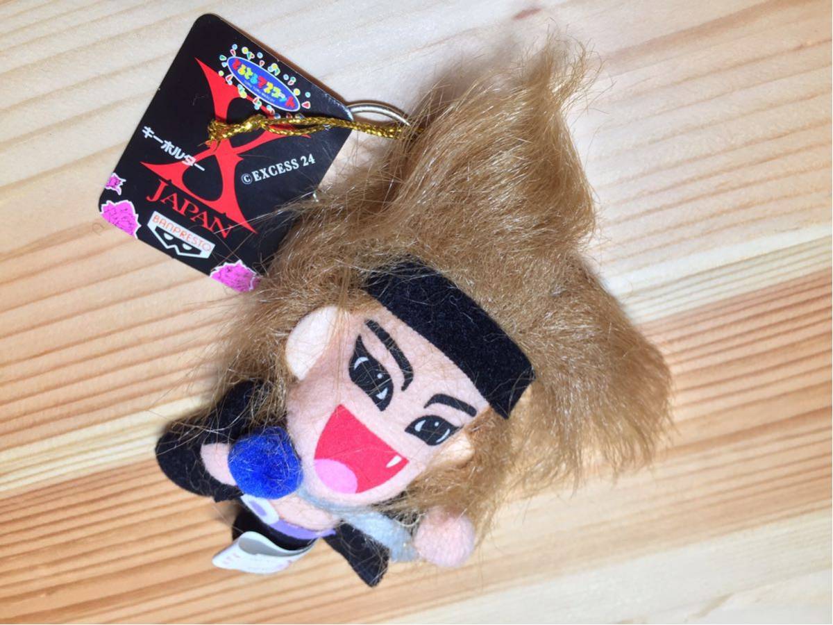 X JAPAN ぬいぐるみ キーホルダー 5体コンプリート HIDE PATA TOSHI