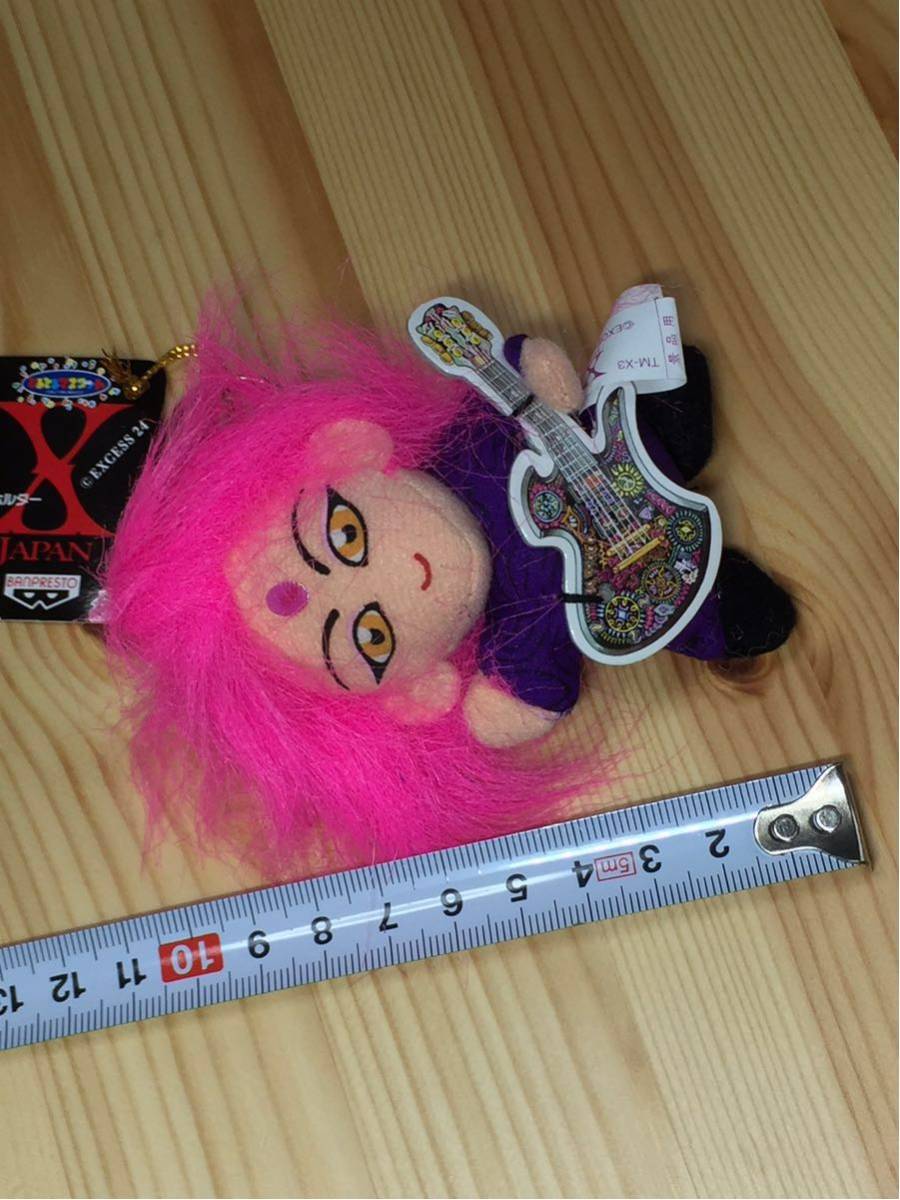X JAPAN ぬいぐるみ キーホルダー 5体コンプリート HIDE PATA TOSHI
