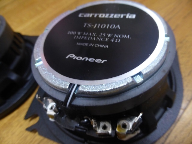 carrozzeria カロッツェリア 10センチ2wayスピーカーTS-J1010A クロス