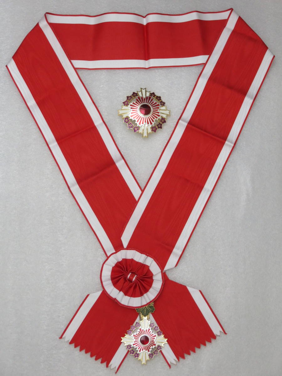 勳一等旭日桐花章 正章・副章・大綬3点セット 博物館品質複製品 【公式