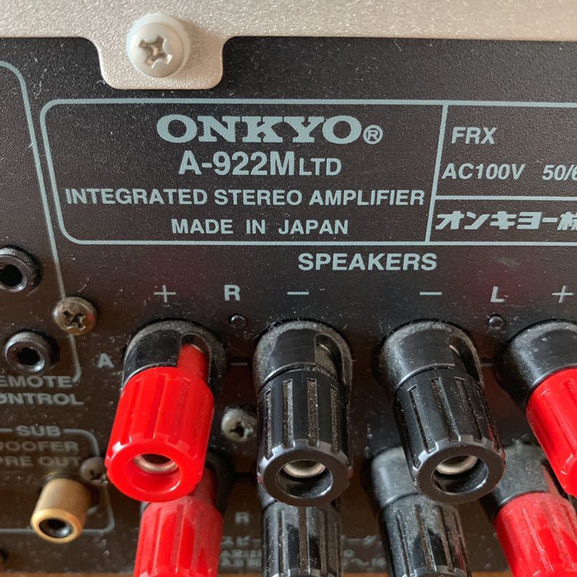 ONKYO A-922M プリメインアンプ ♪♪ONKYO A-922M♪♪ C-722M - : LTD