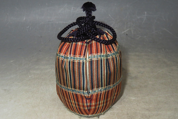和美】茶道具 濃茶用 茶入 【天目釉 鶴首茶入 】 平安 万代喜山 共箱