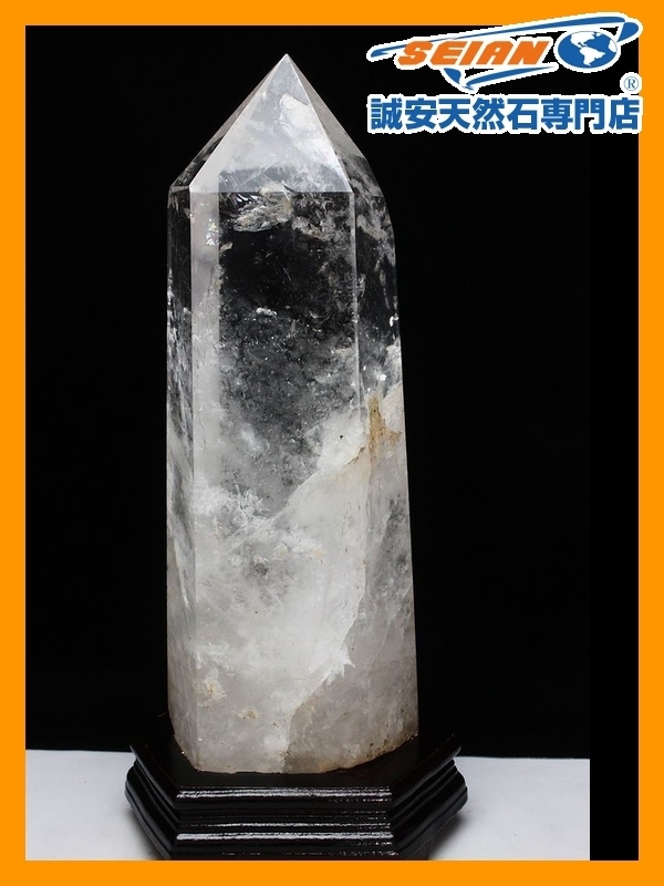 ☆上級贅品☆超綺麗☆天然ヒマラヤ高透明水晶☆虹入り☆60A☆手彫り
