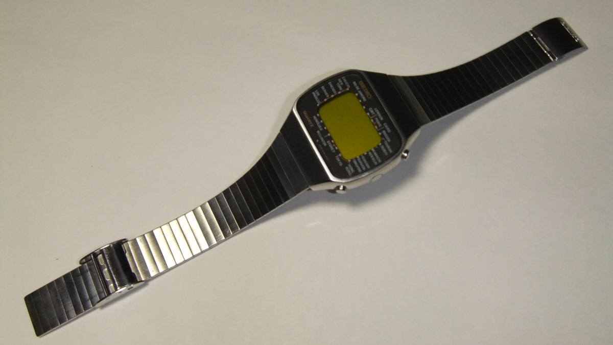 SEIKO セイコー M-158 5000 ワールドタイム ウォッチ デジタル デッド 