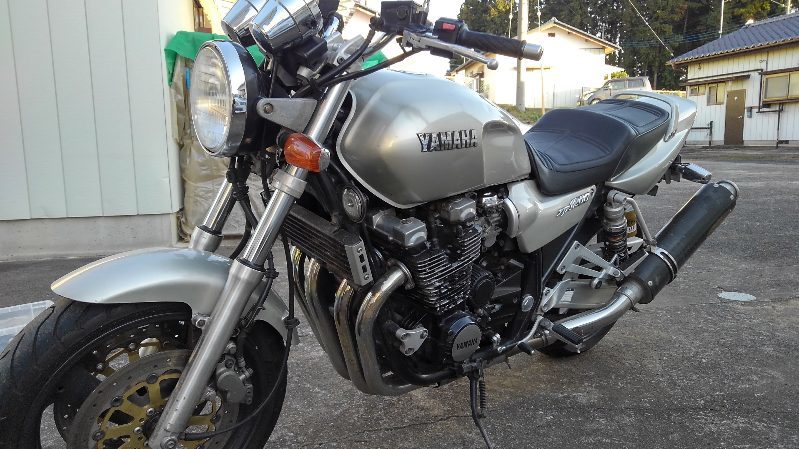 XJR1200 車検付き3年7月 快調！セル一発 車検長い XJR1200 爆音マフラー