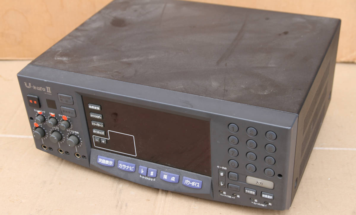 カラオケ機器 コマンダー U-Kara Ⅱ UK-CM20 通電確認済み 1998年製