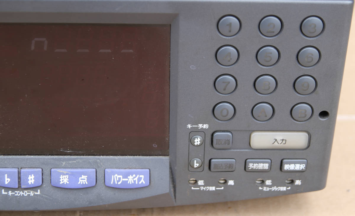 カラオケ機器 コマンダー U-Kara Ⅱ UK-CM20 通電確認済み 1998年製