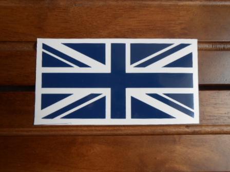 英国旗 マーク ユニオンジャック ステッカー ネイビーブルー_1