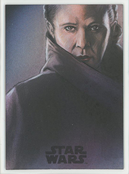 STAR WARS スターウォーズ Topps The Last Jedi Artist Sketch 直筆