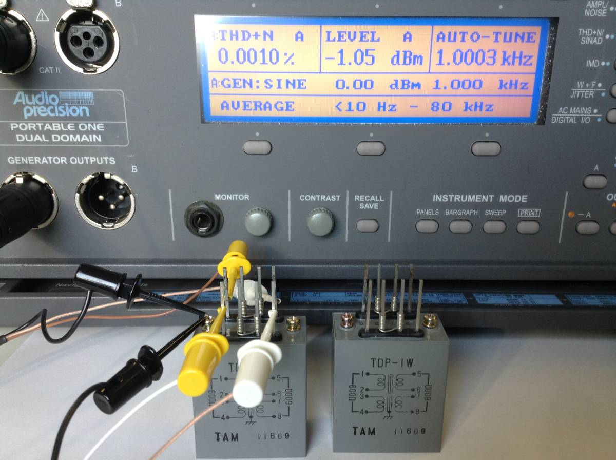 タムラトランス TD-1W 2個1組 タムラ ライントランス TDP-1W 600CT:600CT 2