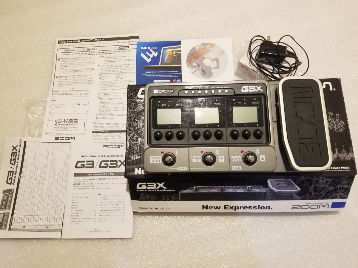 マルチエフェクター ZOOM G3Xn zoom G3X｜トレファクONLINE (ズーム