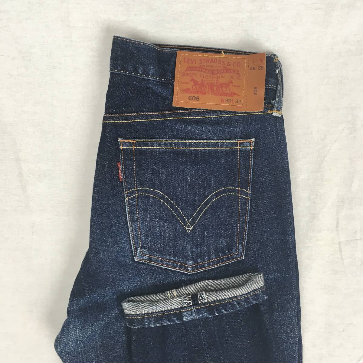 Levi's リーバイス 606 06606 Pencile Fit ペンシルフィット 日本製 06年 デニム ジーンズ W32 L32