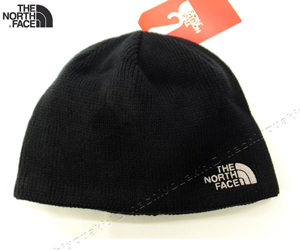 The North Face 新品 ノースフェイス 刺繍ロゴ ビーニーキャップ サイズフリー ブラック メンズ レディース ニット帽