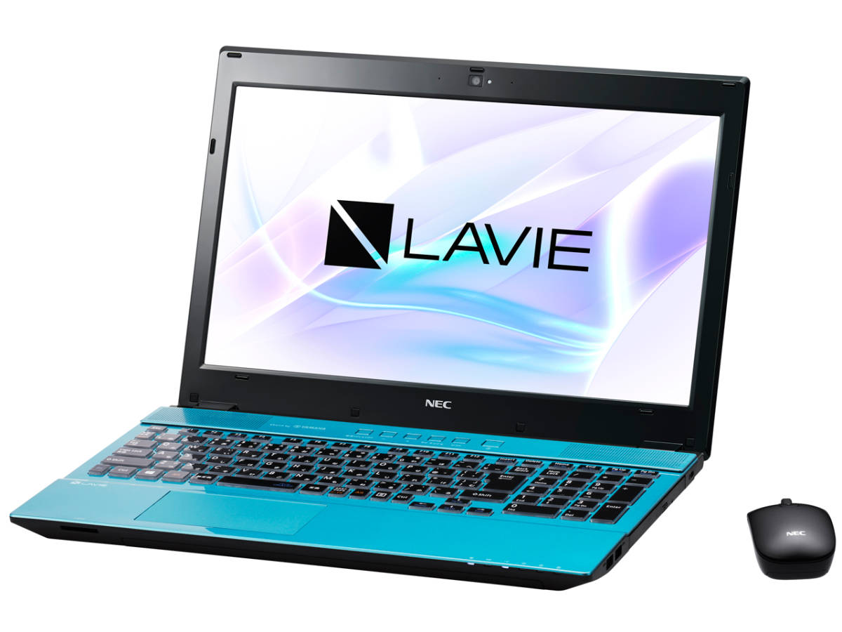 ○展示美品○NEC 15.6型 Core i7 7500U 8GB 1TB SSHD BD-R USB3.0