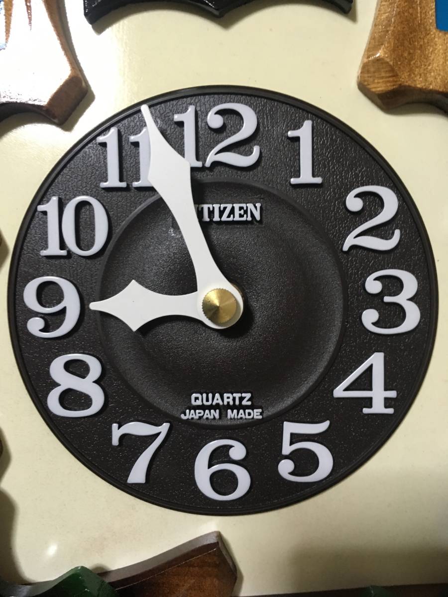 CITIZEN クオーツ 鳩時計 4MJ224-B シチズン 掛け時計 からくり時計